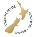 100% NZ owned and operated badge