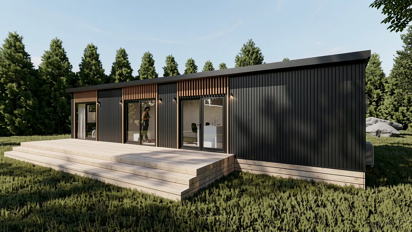 The Belmont transportable home exterior